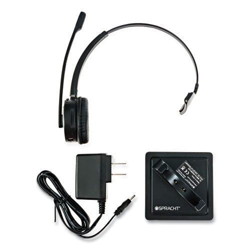 Image of Spracht ZuM Maestro Bluetooth Monaural Over The Head Headset, Black
