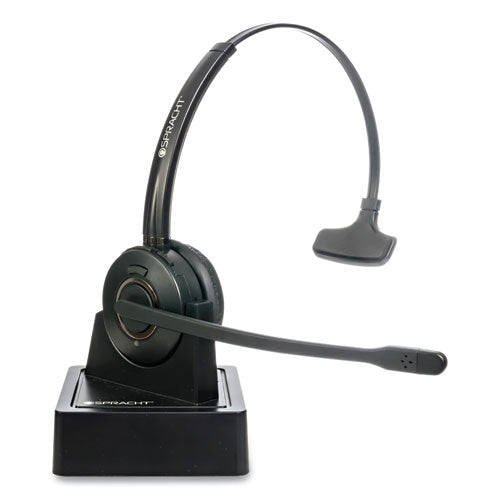 Image of Spracht ZuM Maestro Bluetooth Monaural Over The Head Headset, Black