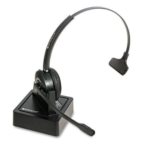 Image of Spracht ZuM Maestro Bluetooth Monaural Over The Head Headset, Black