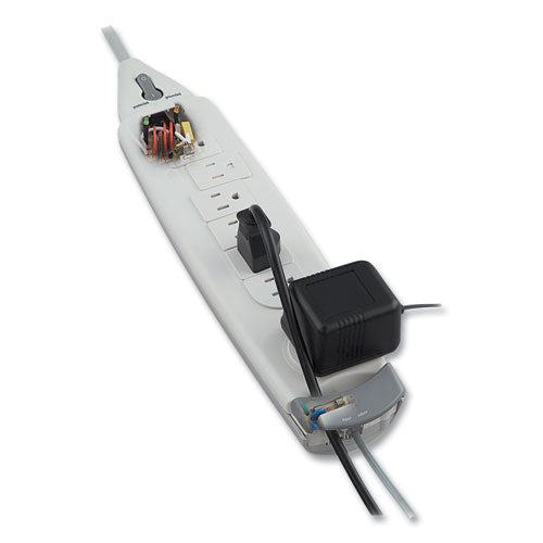 Image of Belkin® SurgeMaster Home Series Surge Protector, 7 AC Outlets, 12 ft Cord, 1,045 J, White
