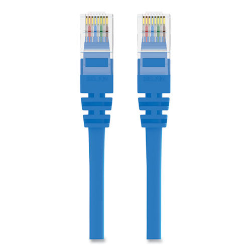 Image of Belkin® CAT5e Snagless Patch Cable, 3 ft, Blue