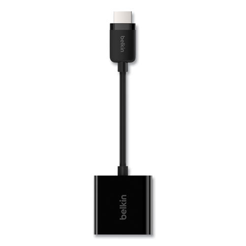 Image of Belkin® Hdmi To Vga Adapter With Micro-Usb Power, 9.8", Black