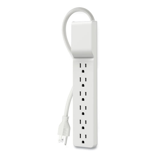 Image of Belkin® Home/Office Surge Protector, 6 AC Outlets, 6 ft Cord, 720 J, White