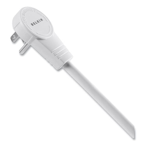 Image of Belkin® Home/Office Surge Protector with Rotating Plug, 6 AC Outlets, 8 ft Cord, 720 J, White