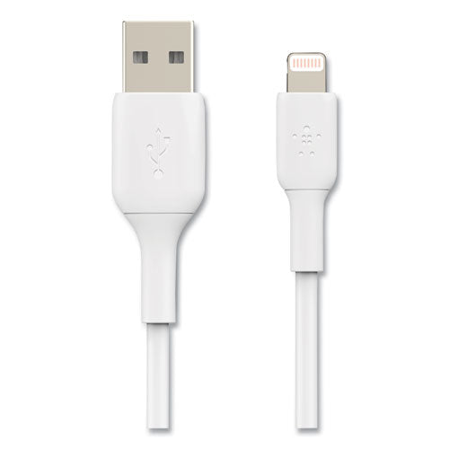 Image of Belkin® BOOST CHARGE Apple Lightning to USB-A ChargeSync Cable, 9.8 ft, White
