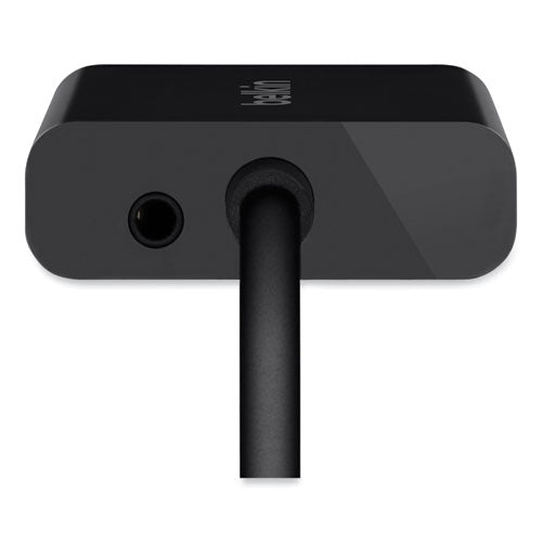 Image of Belkin® HDMI to VGA + 3.5mm Audio Adapter, 5", Black