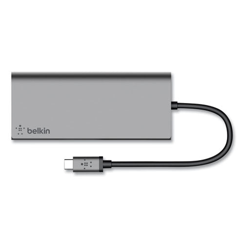 Image of Belkin® Usb-C Multimedia Hub, 6 Ports, Space Gray