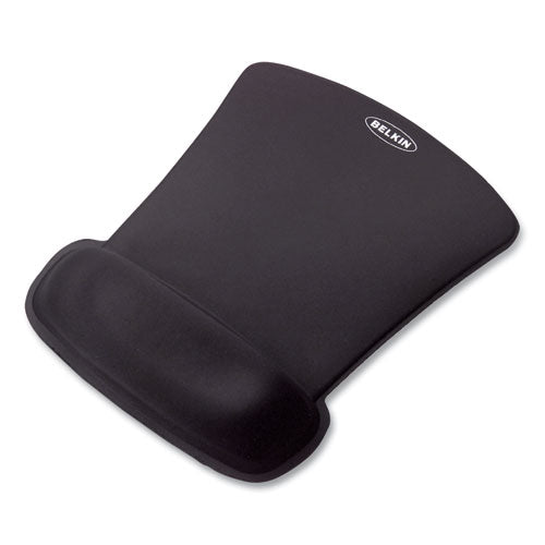Image of Belkin® WaveRest Gel Mouse Pad with Wrist Rest, 9.3 x 11.9, Black