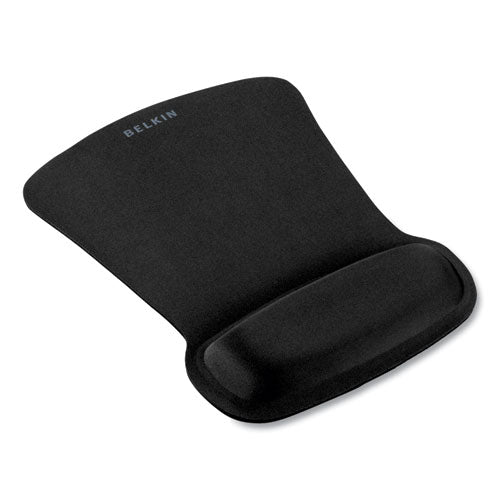 Image of Belkin® WaveRest Gel Mouse Pad with Wrist Rest, 9.3 x 11.9, Black