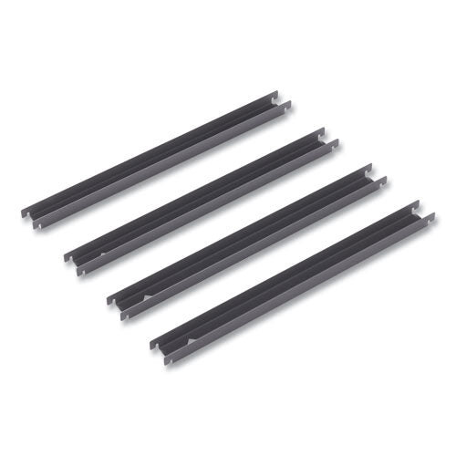 Image of Alera® Two Row Hangrails For Alera 30" And 36" Wide Lateral Files, Aluminum, 4/pack