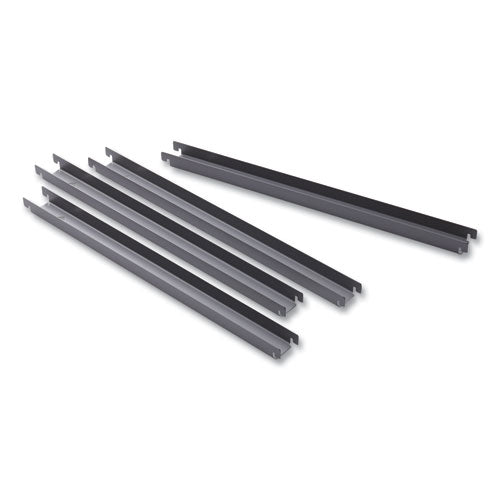 Image of Alera® Two Row Hangrails For Alera 30" And 36" Wide Lateral Files, Aluminum, 4/pack