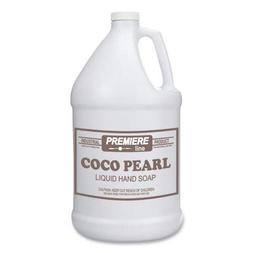 Image of Kess Coco Pearl Liquid Hand Soap, Coconut Scent, 128 oz, 4/Carton