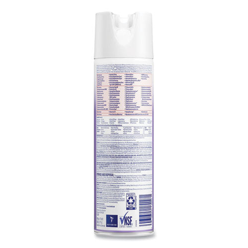Image of Professional LYSOL® Brand Disinfectant Spray, Lavender, 19 Oz Aerosol Spray, 12/carton