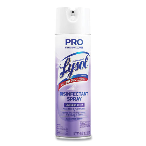 Image of Professional LYSOL® Brand Disinfectant Spray, Lavender, 19 Oz Aerosol Spray