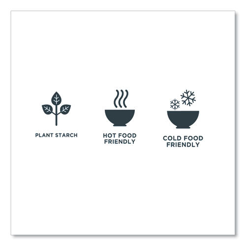 Image of WNA EcoSense Renewable Plant Starch Cutlery, Knife, Plastic, Cream, 50/Pack