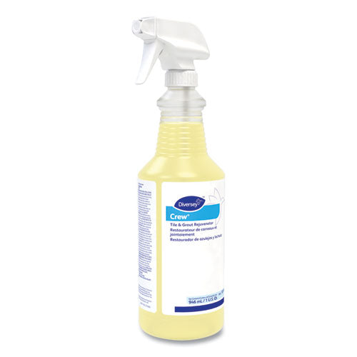 Image of Diversey Crew Tile And Grout Rejuvenator, 32 Oz Spray Bottle, 12/carton
