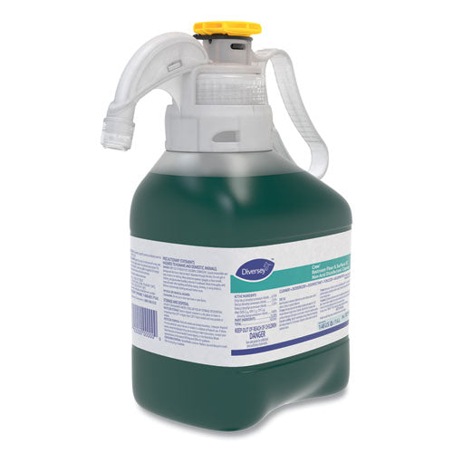 Image of Diversey Crew Restroom Floor And Surface Sc Non-Acid Disinfectant Cleaner, Fresh, 1.4 L Bottle, 2/carton