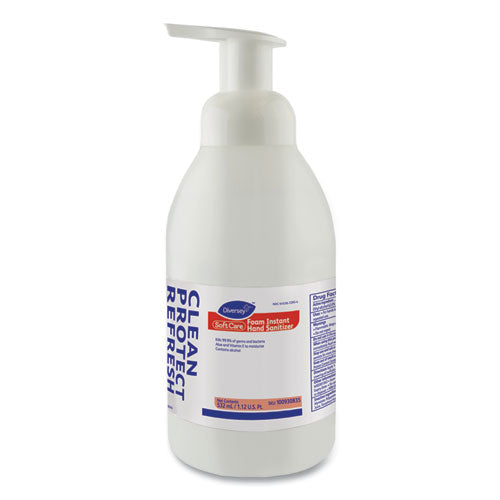 Image of Diversey Soft Care Instant Foam Hand Sanitizer, 532 Ml Pump Bottle, Alcohol Scent, 6/carton