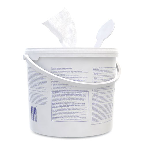 Image of Diversey Oxivir 1 Wipes, 1-Ply, 11 x 12, 160/Canister, 4 Canisters/Carton