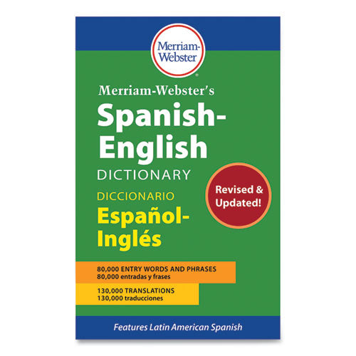 Image of Merriam Webster® Spanish-English Dictionary, Paperback, 928 Pages