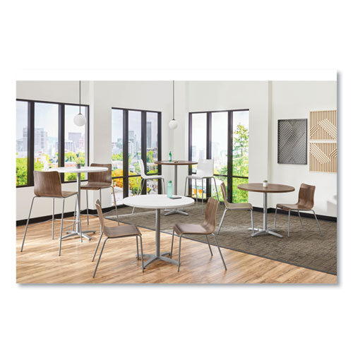 Image of HON® Ruck Laminate Chair, Supports Up to 300 lb, 18" Seat Height, Pinnacle Seat/Back, Silver Base