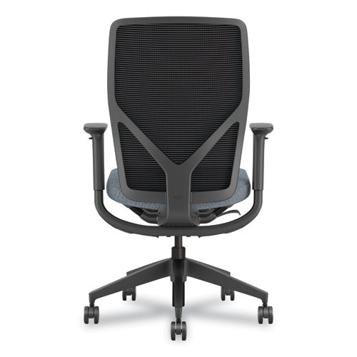Image of HON® Flexion Mesh Back Task Chair, Supports Up to 300 lb, 14.81" to 19.7" Seat Height, Black/Basalt