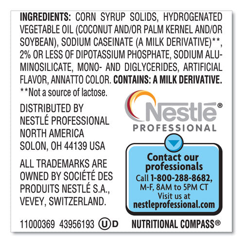 Image of Coffee mate® Powdered Creamer Packets, Original, 0.1 oz Packet, 1,000/Carton