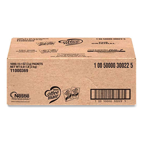 Image of Coffee mate® Powdered Creamer Packets, Original, 0.1 oz Packet, 1,000/Carton