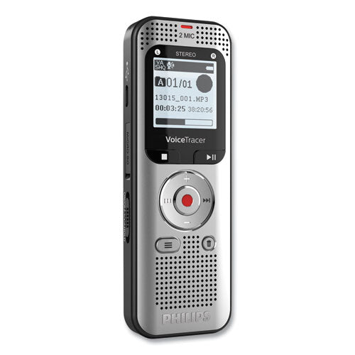 Image of Philips® Voice Tracer DVT2015 Digital Recorder with Sembly, 8 GB