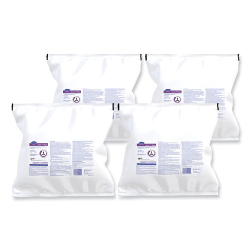 Image of Diversey Oxivir 1 Wipes, 1-Ply, 11 x 12, Cherry Almond Scent, 160/Refill Pack, 4 Packs/Carton