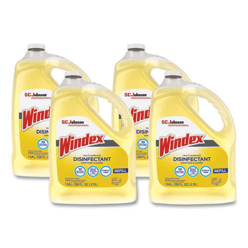 Image of Windex® Multi-Surface Disinfectant Cleaner, Citrus, 1 Gal Bottle