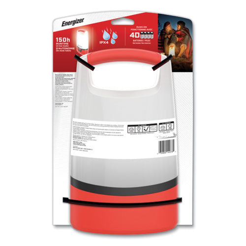 Image of Energizer® Vision LED USB Lantern, 4 D Batteries (Sold Separately), Red/White
