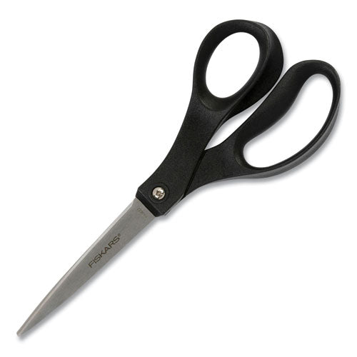 Image of Fiskars® Scissors, 8" Long, Straight Black Handle