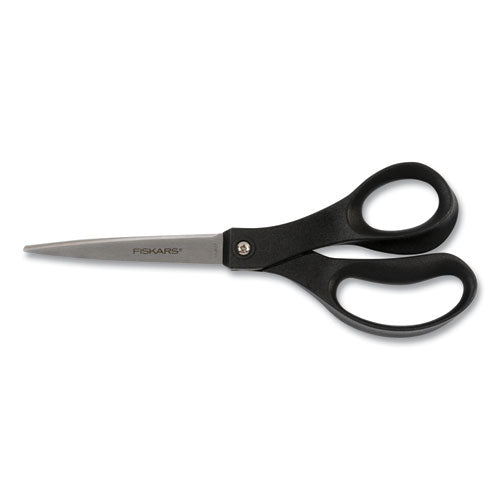 Image of Fiskars® Scissors, 8" Long, Straight Black Handle