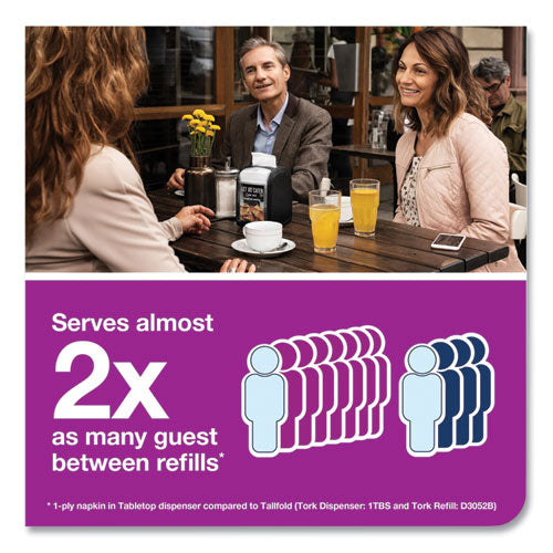 Image of Tork® Xpressnap Fit Starter Pack, 4 x 6 x 7, Black