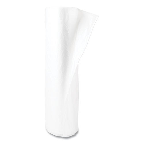 Image of Inteplast Group High-Density Commercial Can Liner Value Pack, 45 gal, 14 mic, 40" x 46", Natural, Interleaved Roll, 25 Bags/Roll, 10 Rolls/CT