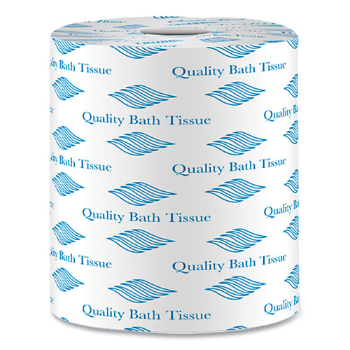 Image of GEN Bath Tissue, Septic Safe, 2-Ply, White, 500 Sheets/roll, 96 Rolls/carton