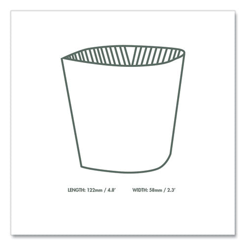 Image of Vegware Kraft Hot Cup Sleeves, Compostable, Fits Vegware 89-Series Hot Cups, Kraft, 1,000/Carton