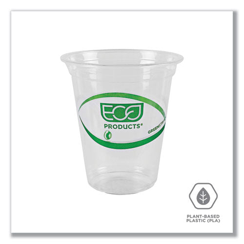 Image of Eco-Products® GreenStripe Renewable and Compostable Cold Cups, 16 oz, Plastic, Clear, 50/Pack, 20 Packs/Carton