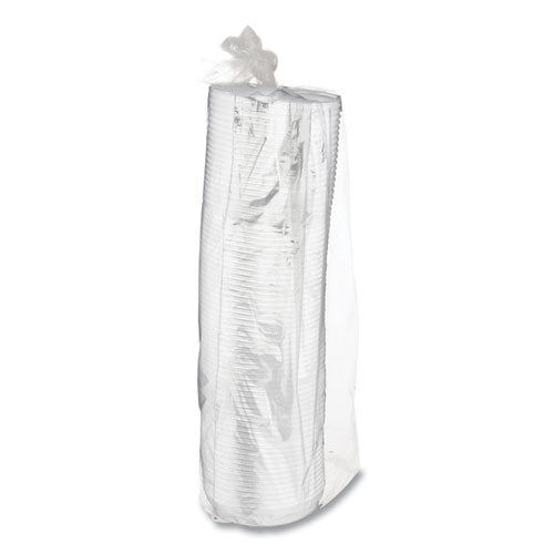 Image of Eco-Products® EcoLid 25% Recycled Content Hot Cup Lid, Fits 8 oz Hot Cups, Plastic, White, 100/Pack, 10 Packs/Carton