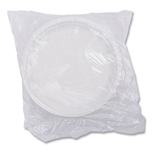 Image of Eco-Products® Vanguard Renewable And Compostable Sugarcane Plates, 10" Dia, White, 500/carton