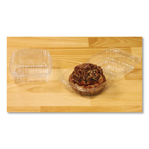 Image of HFA® Handi-Lock Single Compartment Food Container, 16 oz, 5.63 x 3.25, Clear, Plastic, 500/Carton