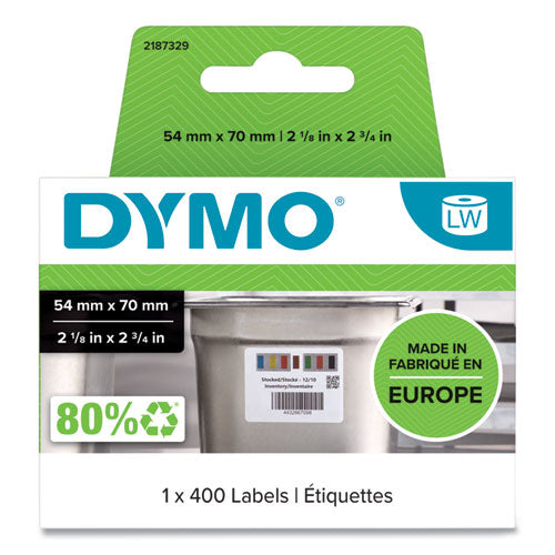 Image of DYMO® Days of the Week Barcode Labels for LabelWriter Label Printers, 2.75 x 2.12, Black/White, 400 Labels/Roll