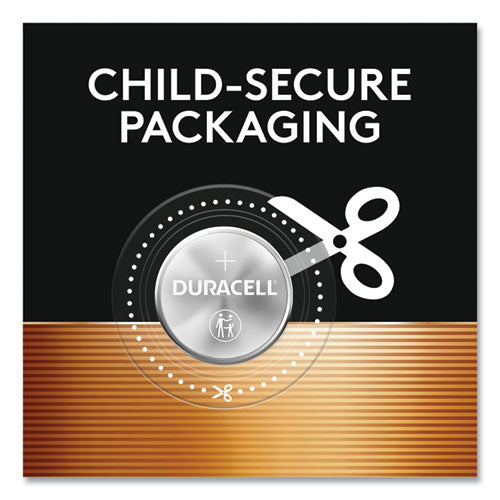 Image of Duracell® Lithium Coin Batteries With Bitterant, 2032, 2/Pack