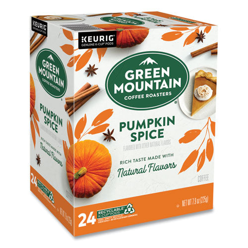 Image of Green Mountain Coffee® Fair Trade Certified Pumpkin Spice Flavored Coffee K-Cups, 96/carton