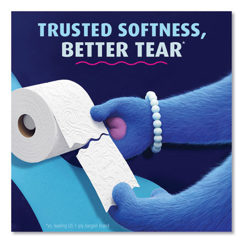 Image of Charmin® Ultra Soft Bathroom Tissue, Mega Roll, Septic Safe, 2-Ply, White, 224 Sheets/Roll, 12 Rolls/Pack