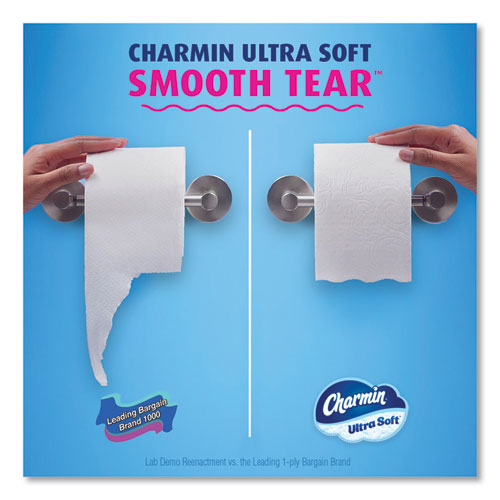 Image of Charmin® Ultra Soft Bathroom Tissue, Mega Roll, Septic Safe, 2-Ply, White, 224 Sheets/Roll, 12 Rolls/Pack