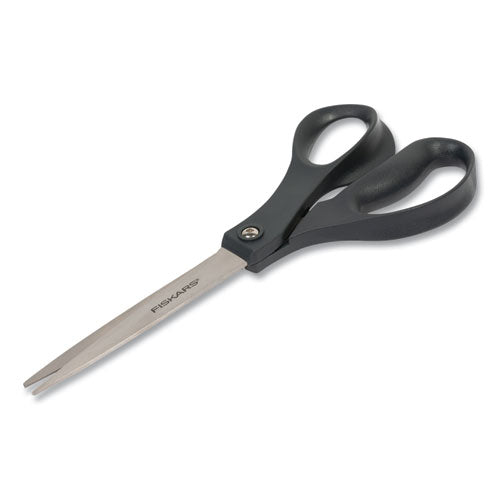 Image of Fiskars® Everyday Scissors, 8" Long, 3.75" Cut Length, Straight Black Handle