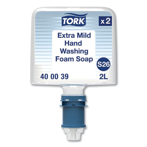 Image of Tork® Mild Foam Soap S26 Refill, Unscented, 2 L, 2/Pack