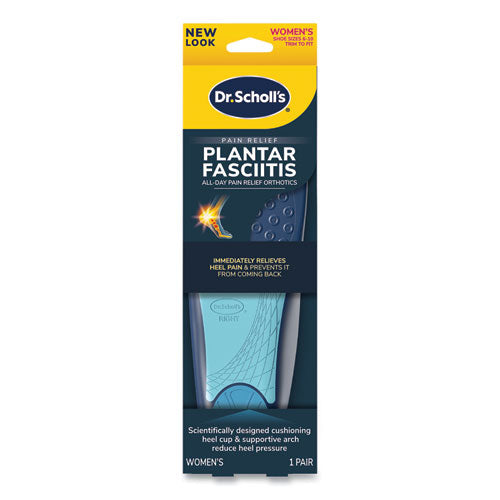 Image of Dr. Scholl's® Plantar Fasciitis All Day Pain Relief Orthotics for Women, Women Size 6 to 10, Blue